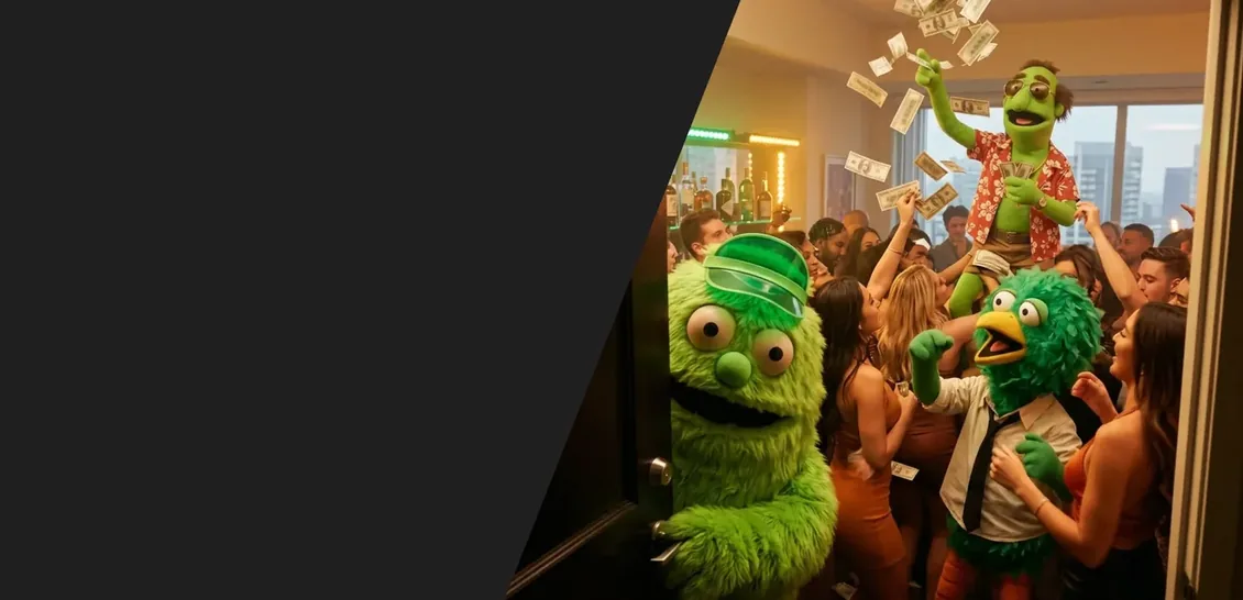 Las mascotas de Betya en plena fiesta VIP